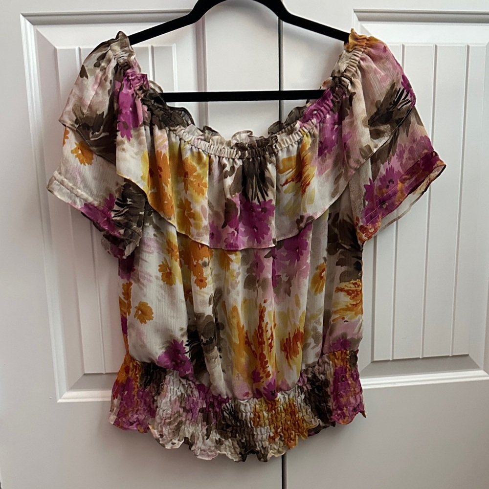 Sunny Leigh Multicolor Floral Blouse